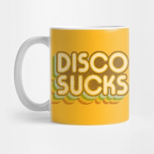 Disco Sucks (version 2 - faded) Mug